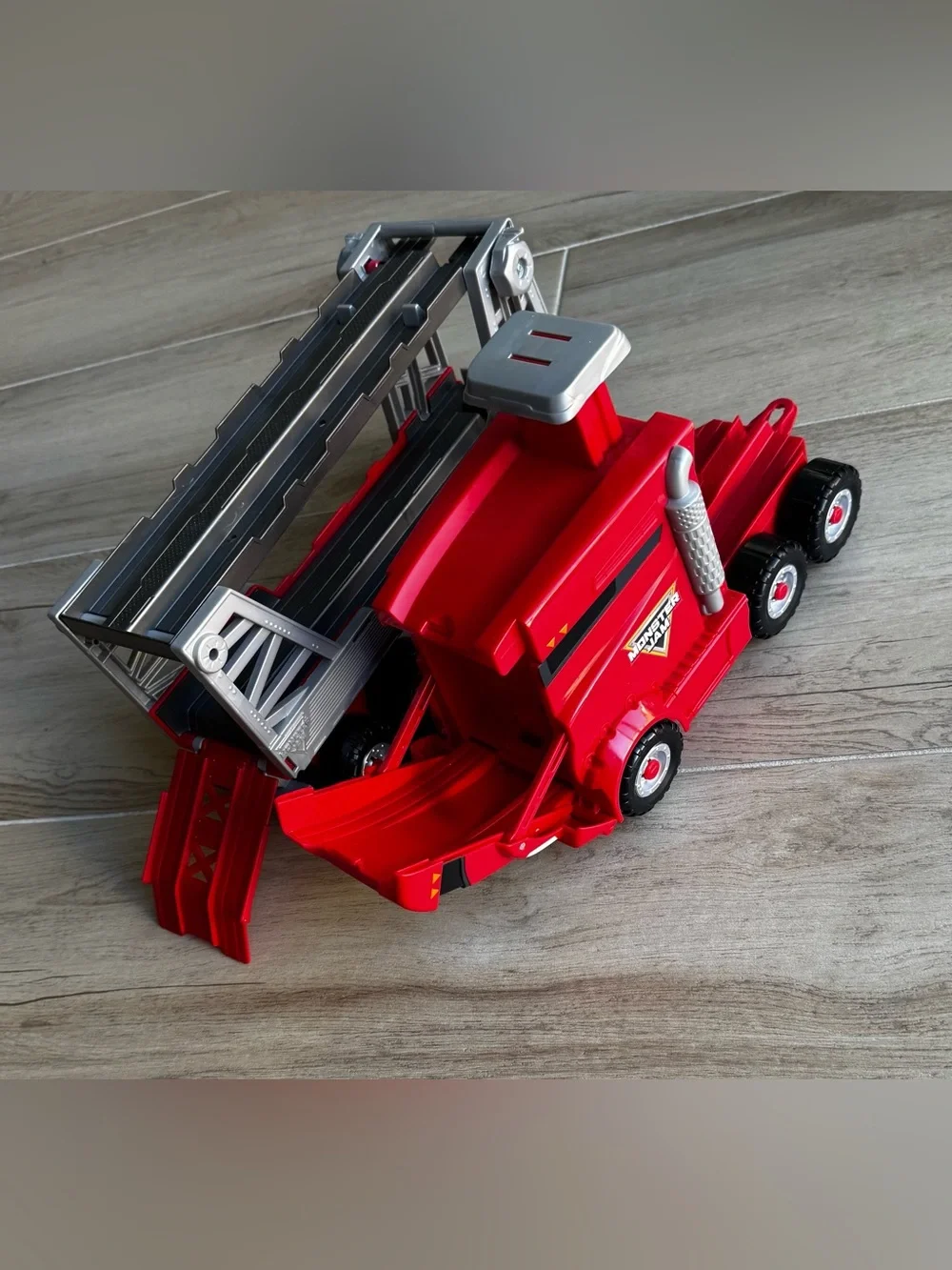 Monster Jam Launch & Go Hauler PlaySet - Gently Used
